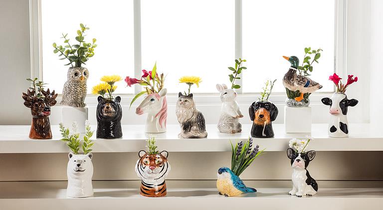 Standing Mallard Bud Vase