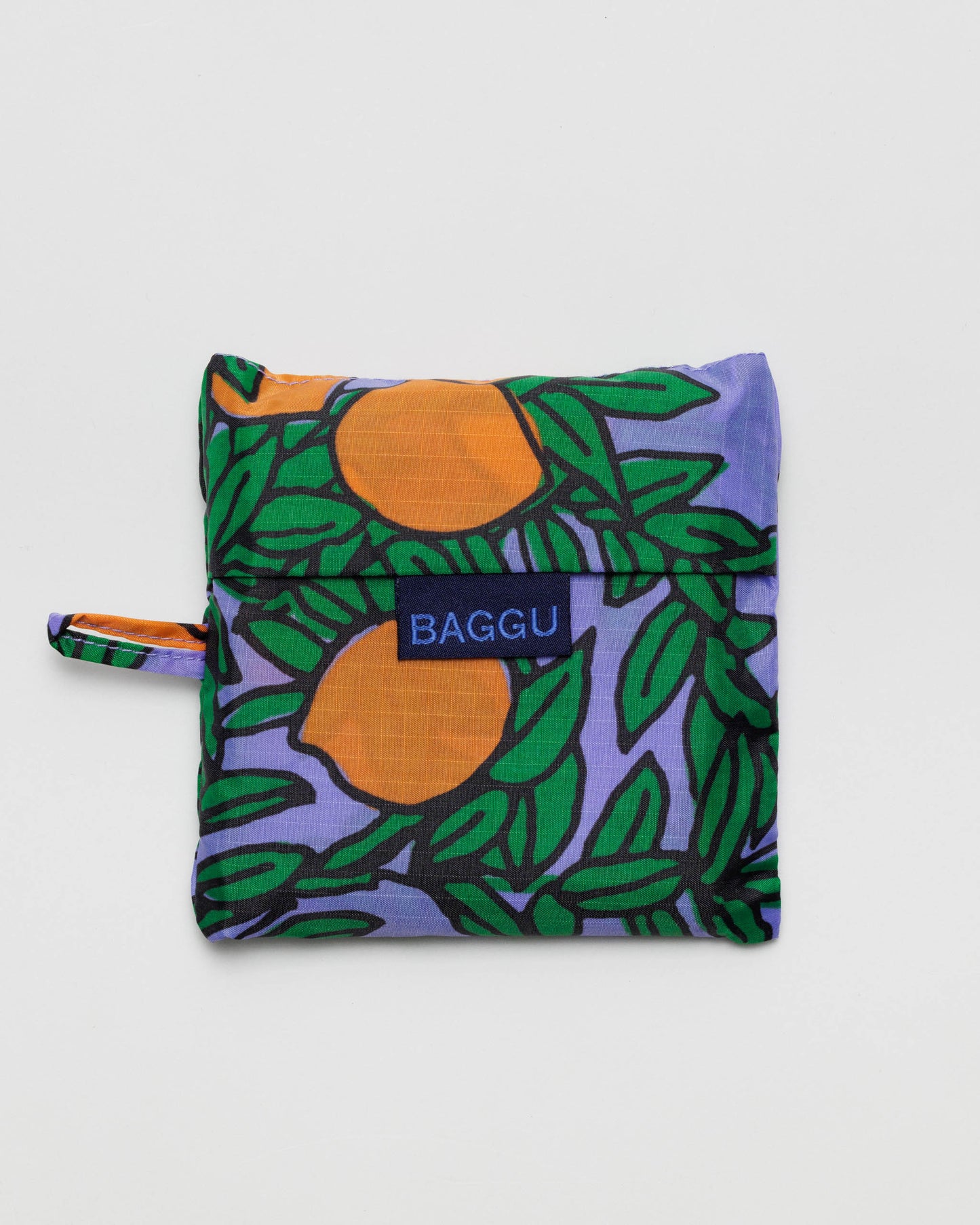 Reusable Standard Baggu Orange Tree Periwinkle