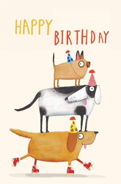 Happy Birthday Dogs Greeting Card