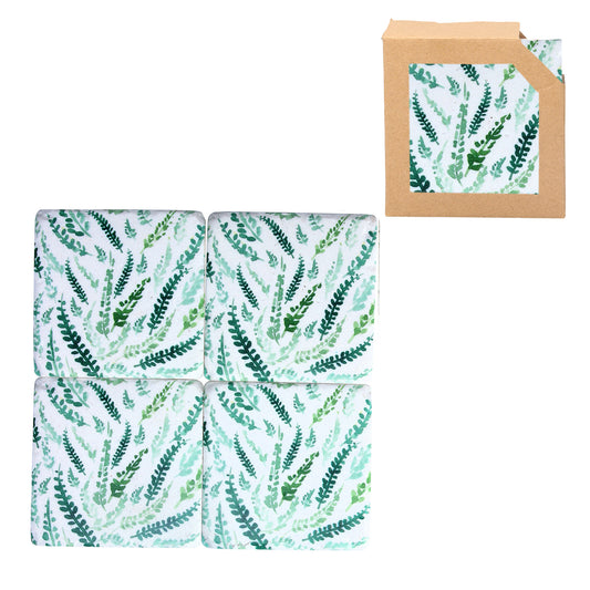 Ferns Set of 4 Coasters