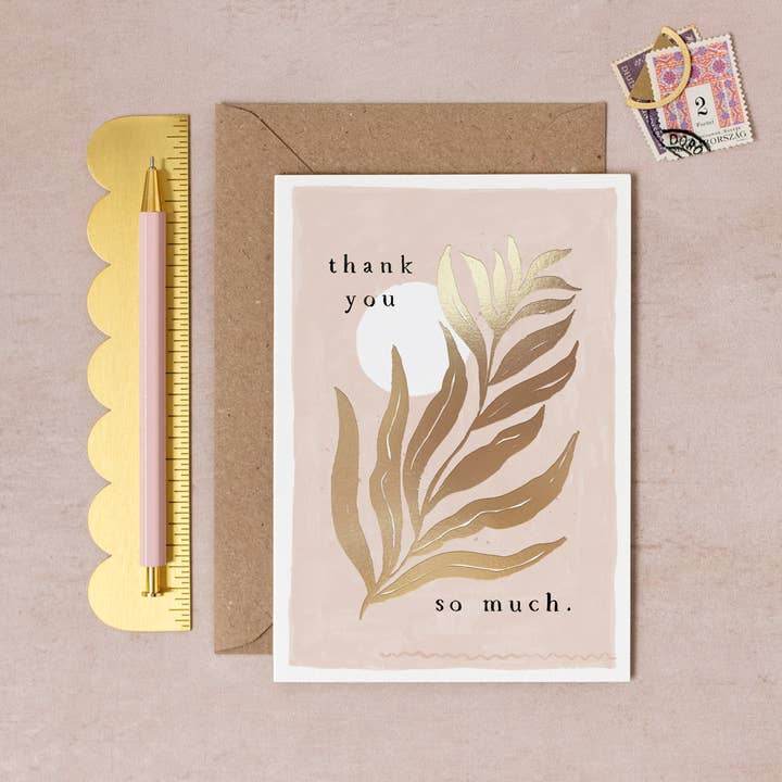 Leaf Thank You Card