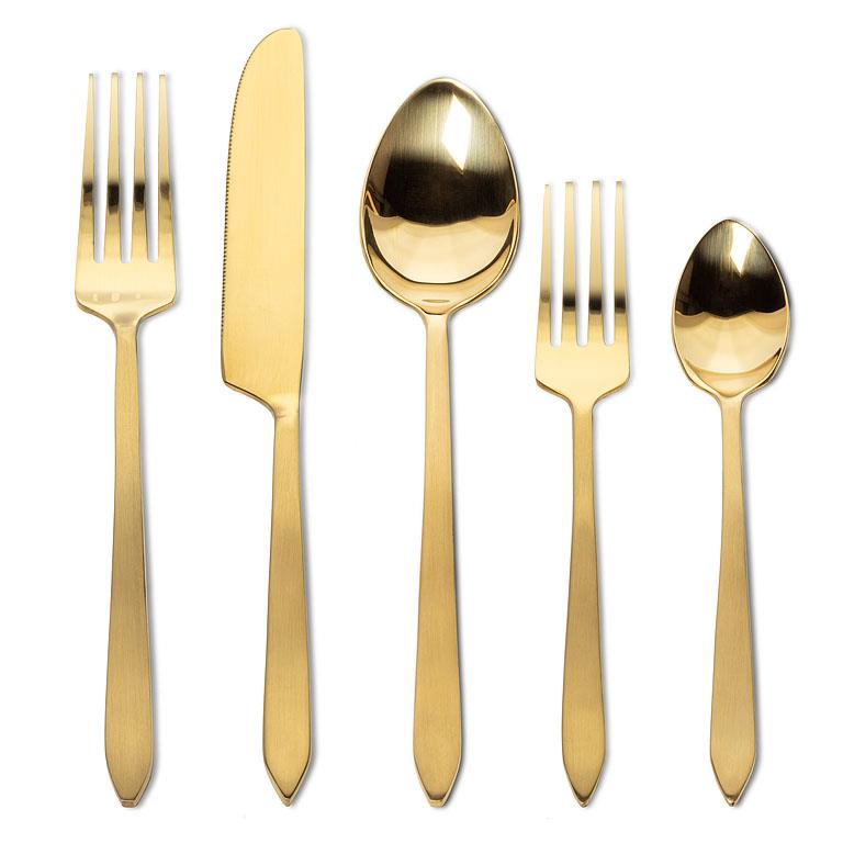 Classic Gold Handle Flatware