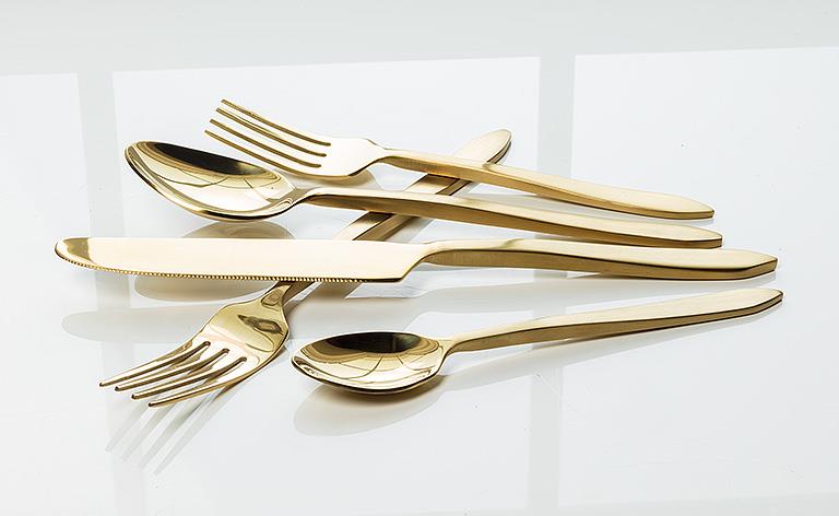 Classic Gold Handle Flatware