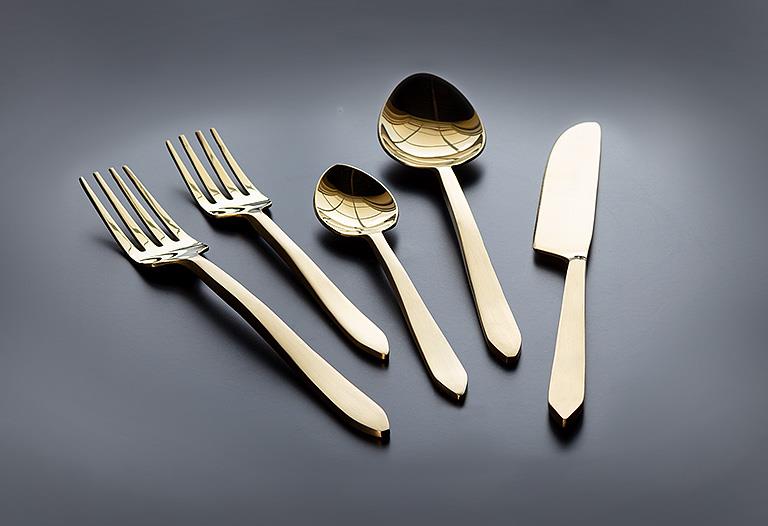 Classic Gold Handle Flatware