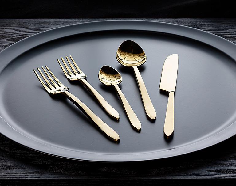 Classic Gold Handle Flatware