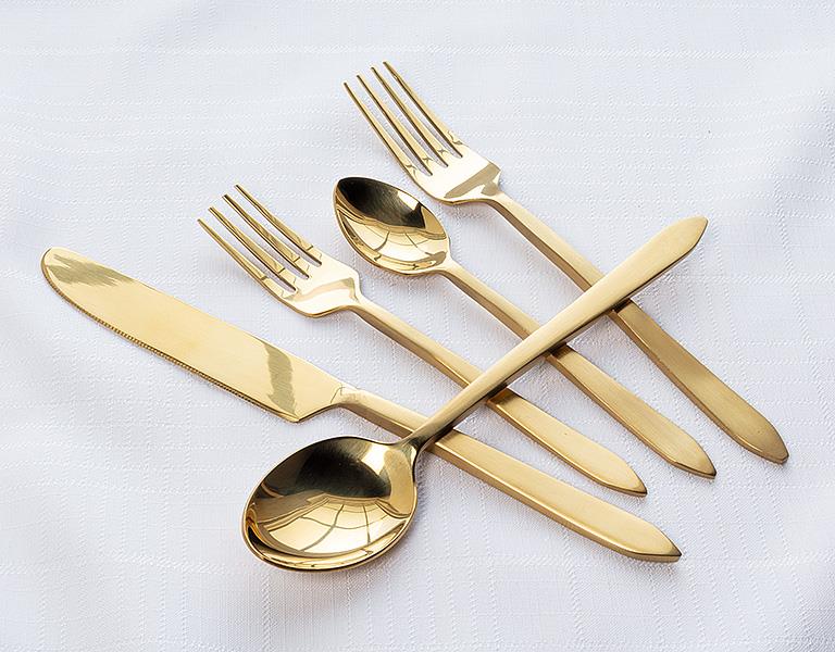 Classic Gold Handle Flatware