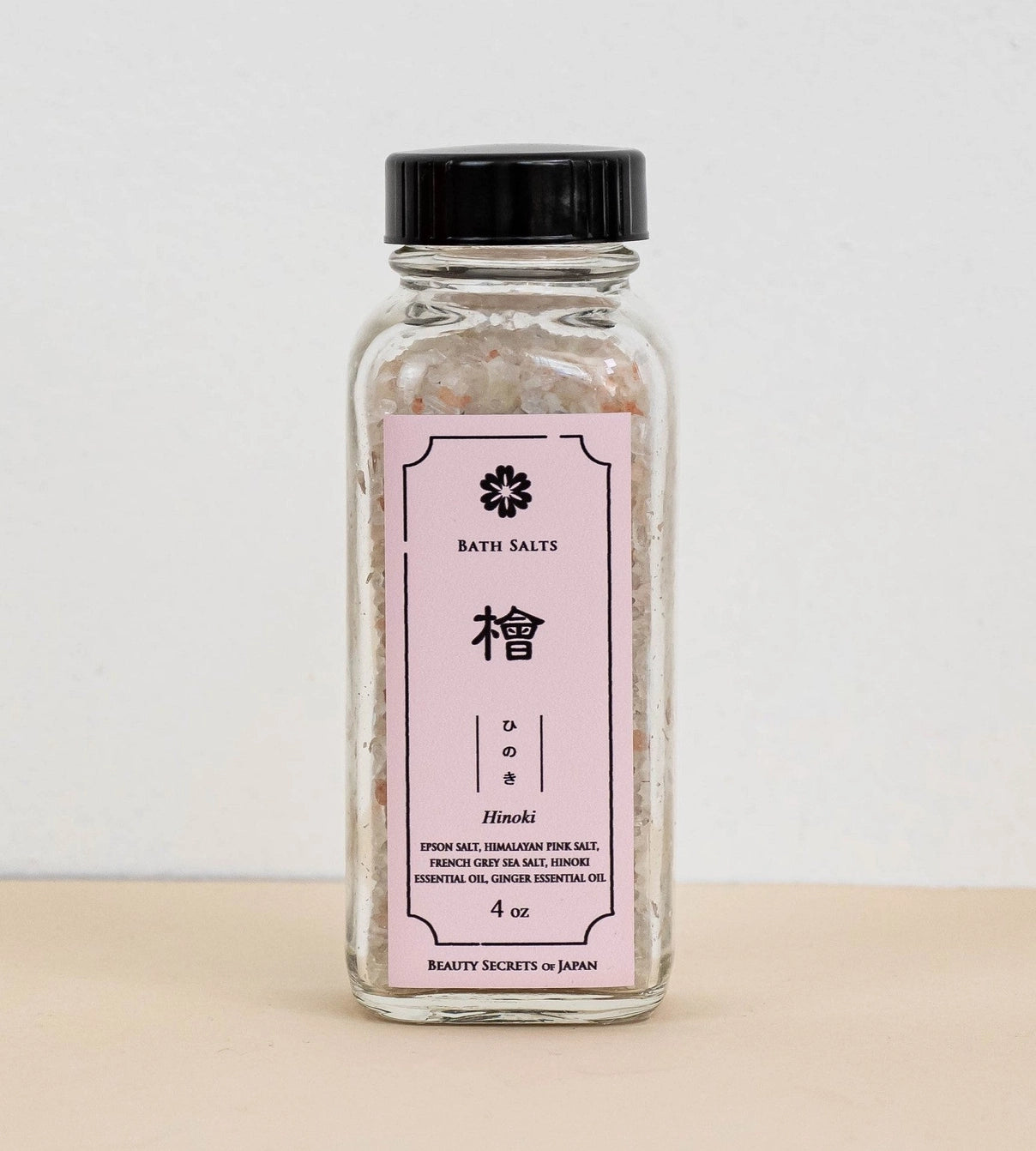 Hinoki Himalayan Pink Bath Salts