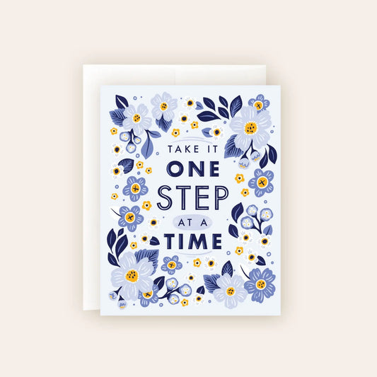 One Step At A Time Card