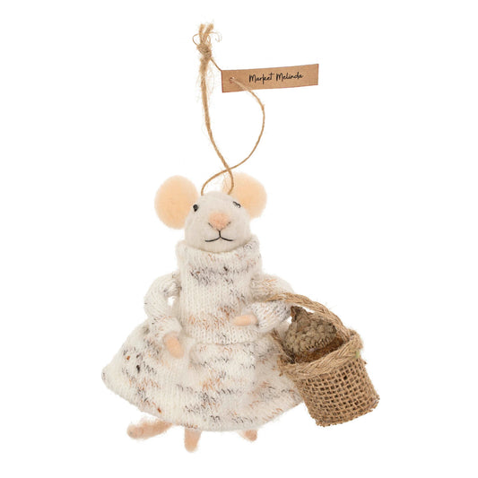 Market Melinda Mouse Ornament