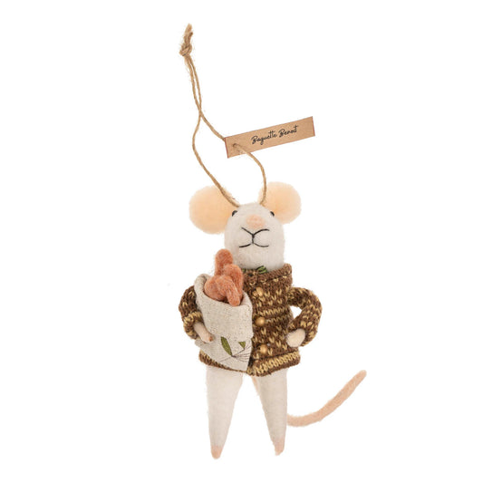 Baguette Benoit Mouse Ornament