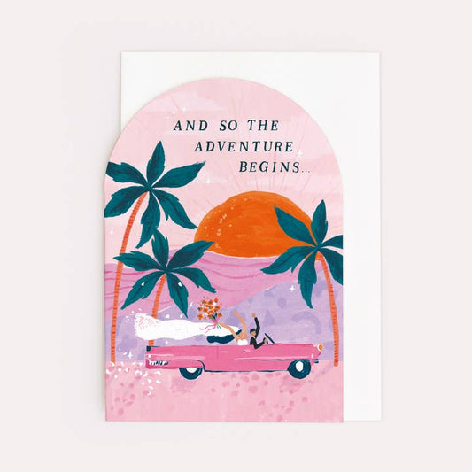 Adventures Wedding Card