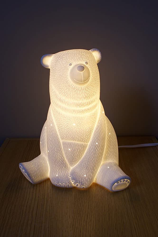 Porcelain Bear Lamp