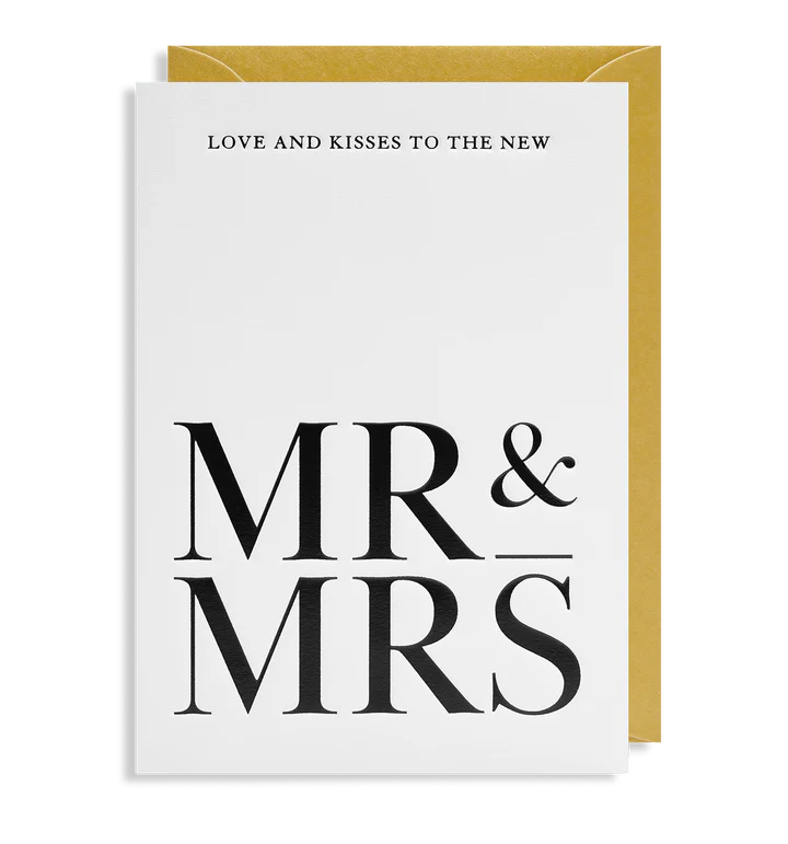 The New Mr & Mrs Card