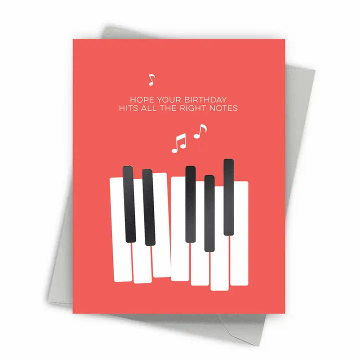The Right Notes Musical Inspired Birthday Card