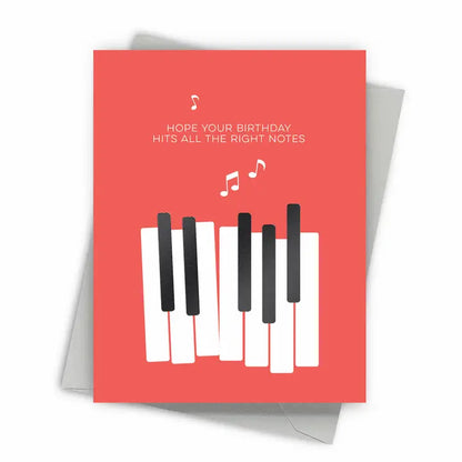 The Right Notes Musical Inspired Birthday Card