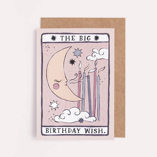 Tarot Moon Birthday Card