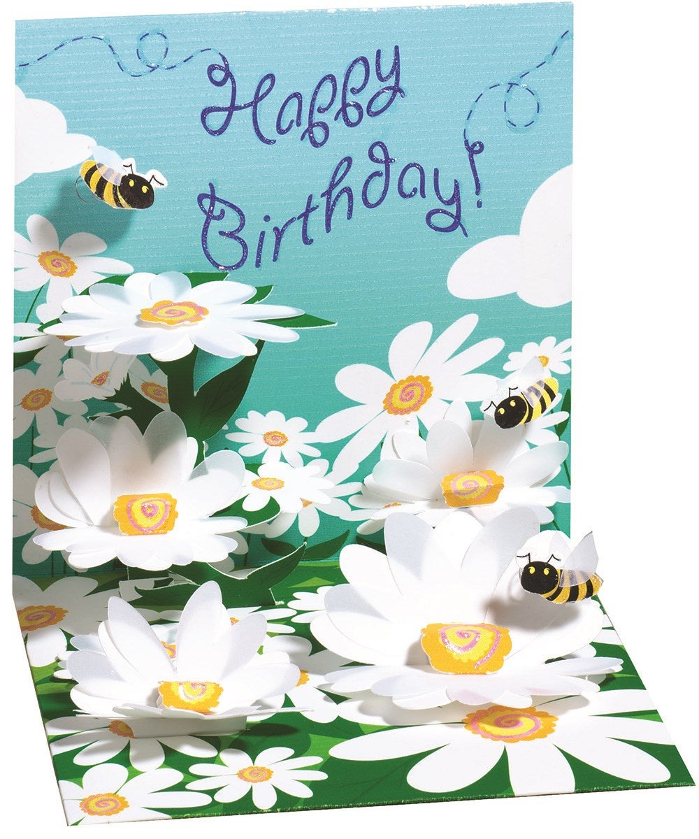 Pop-Up Bees & Daisies Card