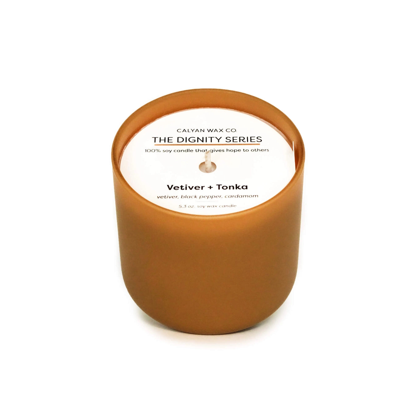 Dignity Series Soy Candle Vetiver + Tonka