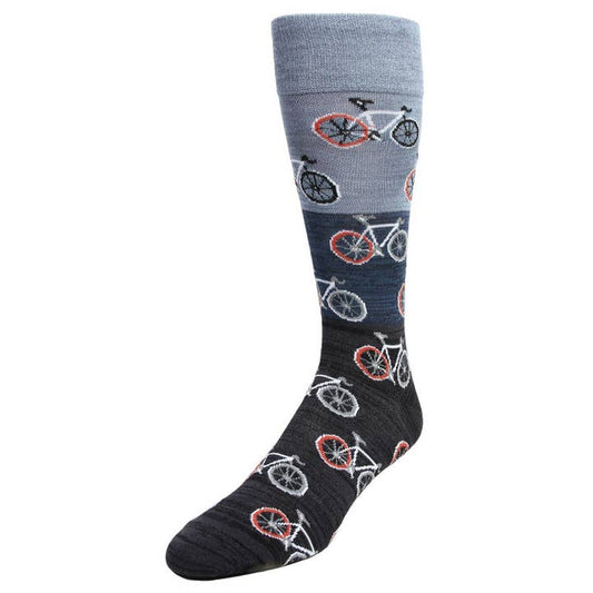 Men's Bamboo Crew Socks Navy Blazer Bicycles