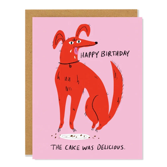 Delicious Cake Birthday Greeting Card