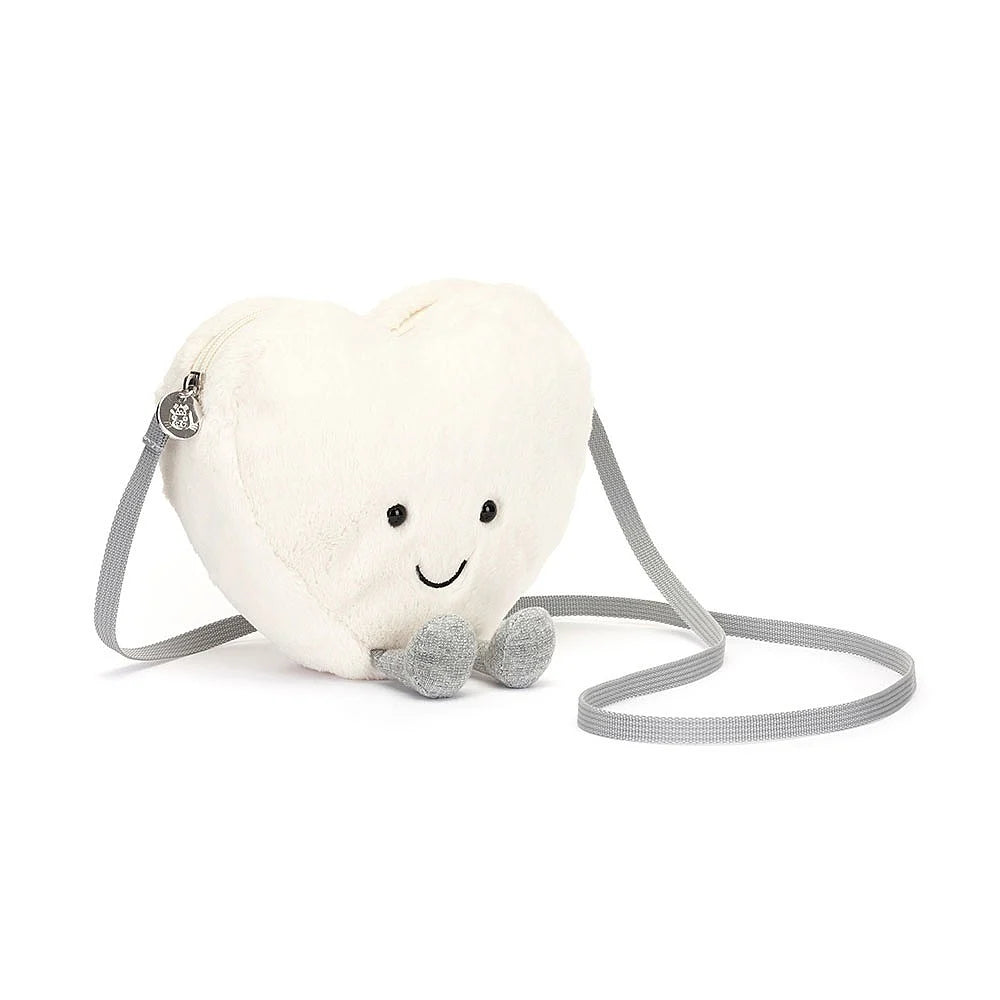 Amuseables Cream Heart Bag