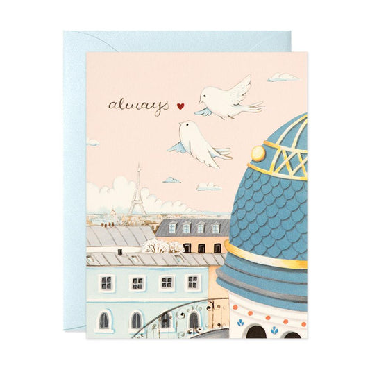 Paris Rooftops Card
