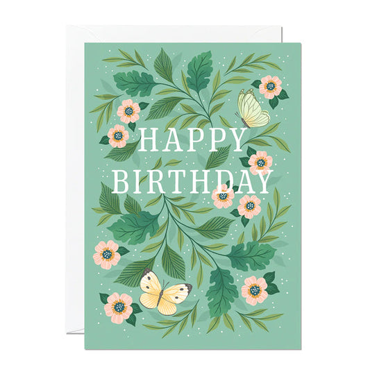 Birthday Butterflies Card