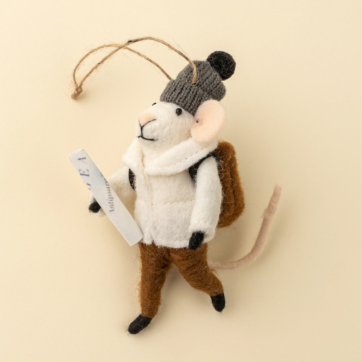 Bundled Benjamin Mouse Holiday Ornament