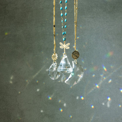 Pocket Suncatcher Peace Flower
