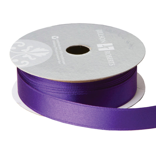 Fancy Satin Ribbon 5/8" Purple