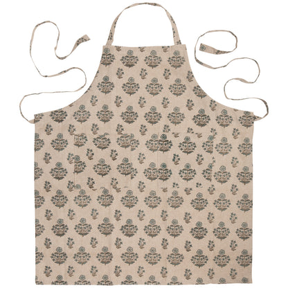 Salvia Block Print Apron