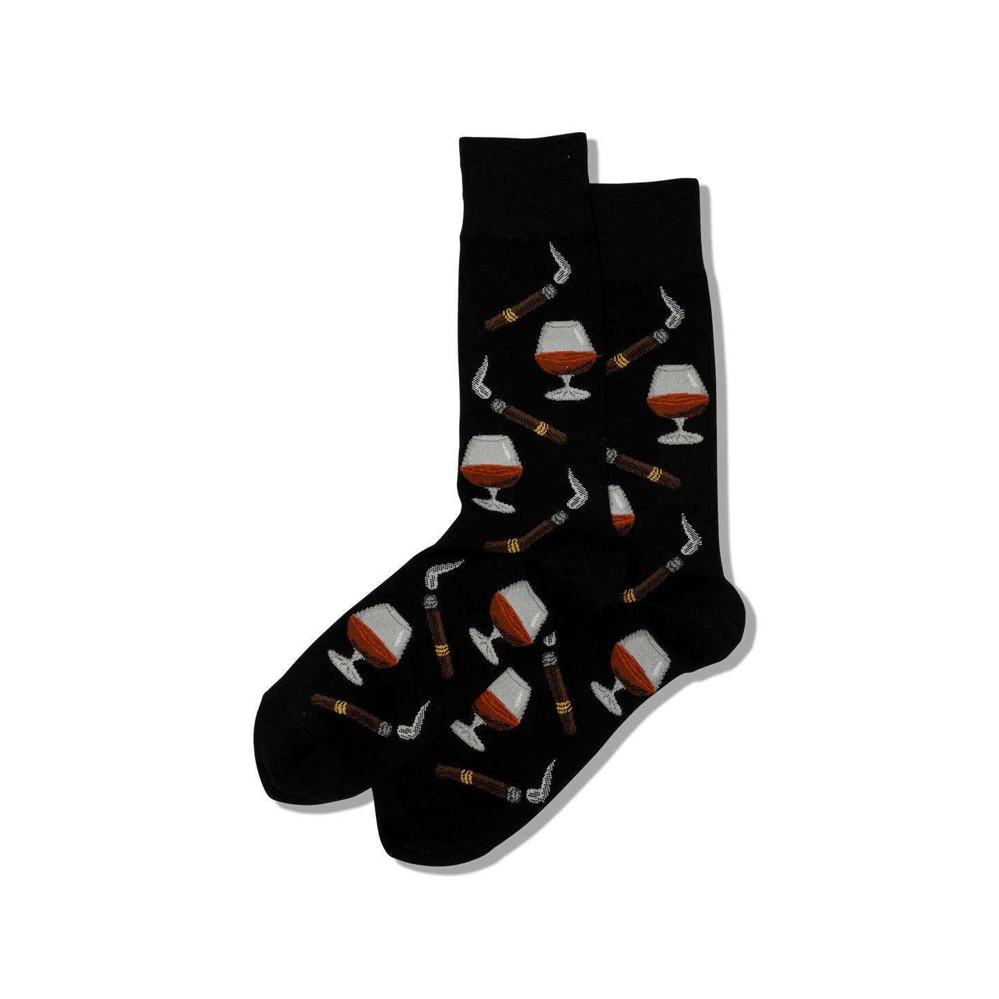 Cognac And Cigars Men's Crew Socks