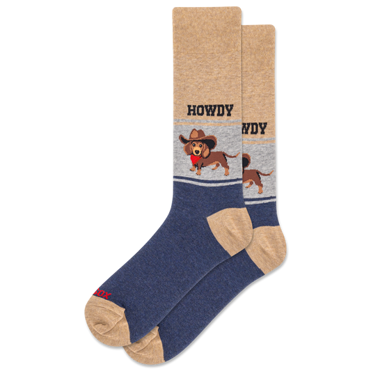 Howdy Men's Crew Socks