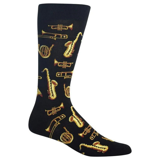 Jazz Instruments Men's Crew Socks