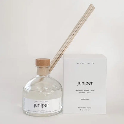 Juniper - Moss + Coriander Reed Diffuser