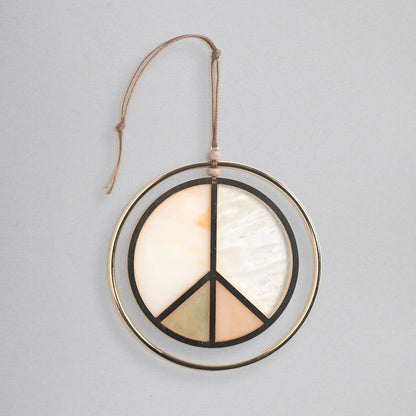 Stained Glass Light Chatcher Peace Sign