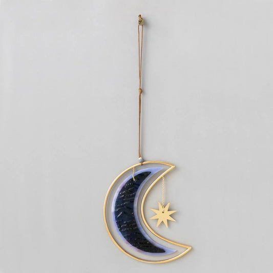 Stained Glass Light Chatcher Moon Star