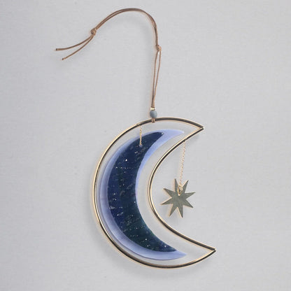 Stained Glass Light Chatcher Moon Star