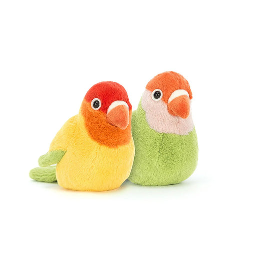 A Pair Of Lovely Lovebirds Plush Toy