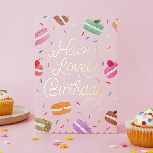Macaron Birthday Card