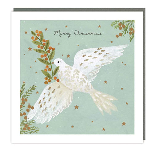 Merry Christmas Dove Card