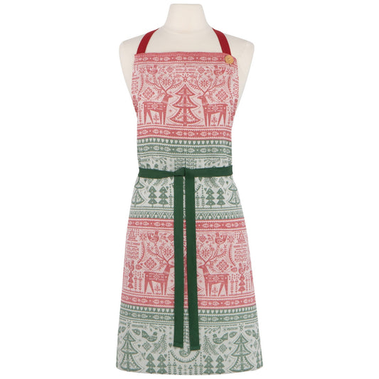 Folk Forest Jacquard Apron