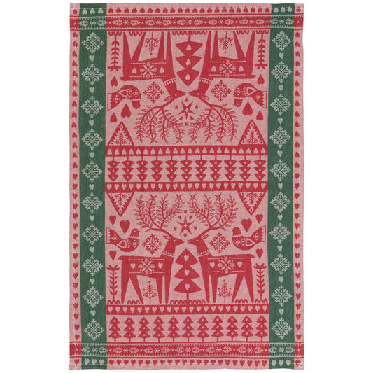 Folk Forest Jacquard Dishtowel
