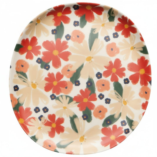 Full Bloom Melamine Side Plate
