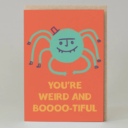 Weird And Bootiful Card