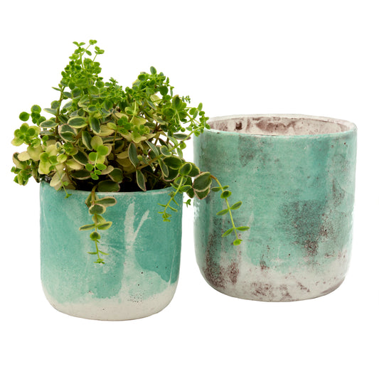 Palette Pots Aqua