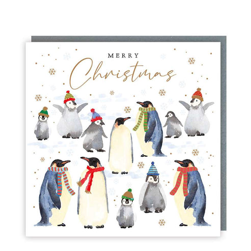 Penguin Party Christmas Card
