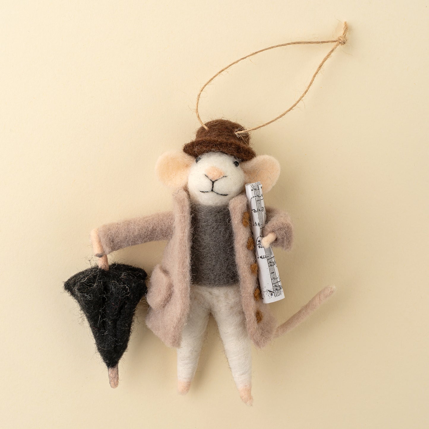 Rainy Day Ralph Mouse Holiday Ornament