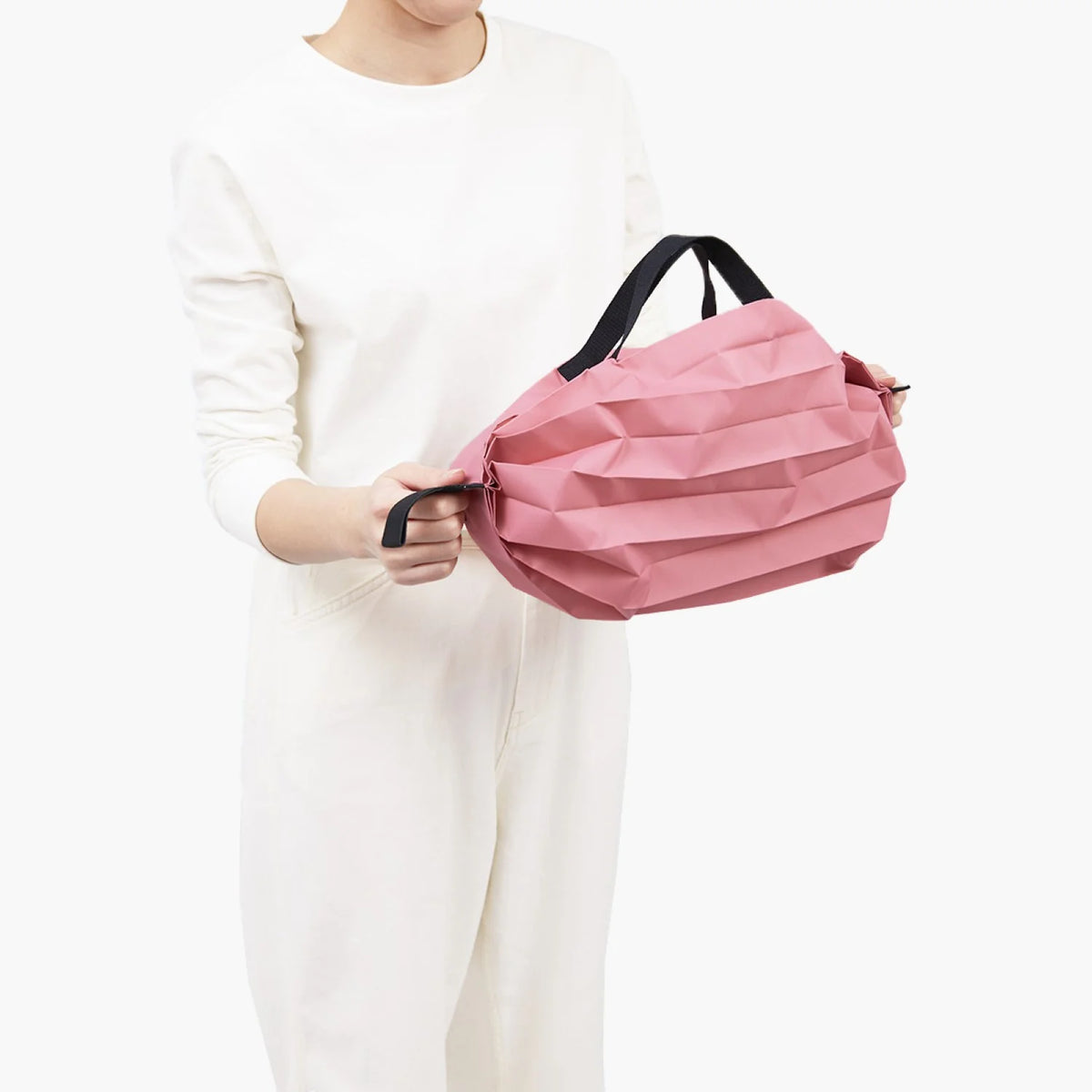 Shupatto Compact Reusable Bag Small Momo Pink