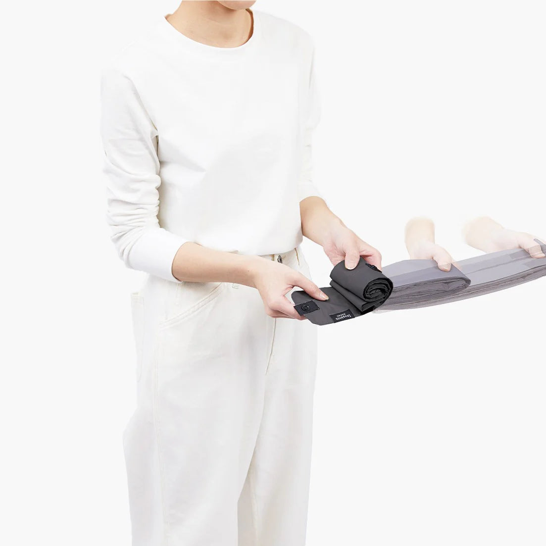 Shupatto Compact Reusable Bag Medium Sumi Charcoal